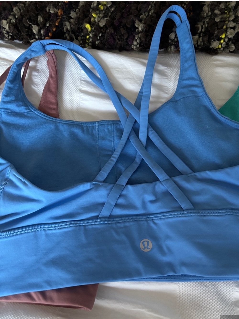 FOR ENELLY ONLY Blue Strappy Sports Bra - Trio Set - Picture 2 of 2